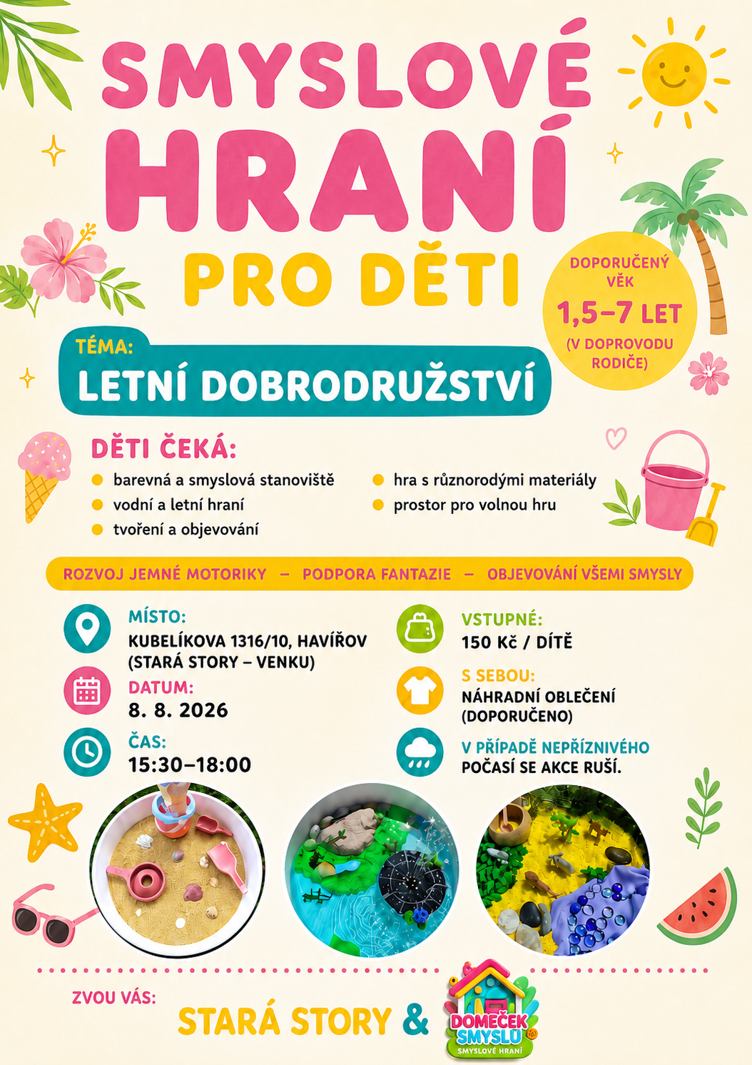 Smyslové hraní Letní dobrodružství Havířov (1)